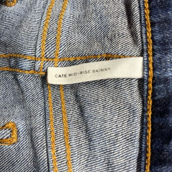 Rag & Bone Cate Mid-Rise Skinny Women's Size 26 Stretch Blue Jeans - Picture 10 of 13